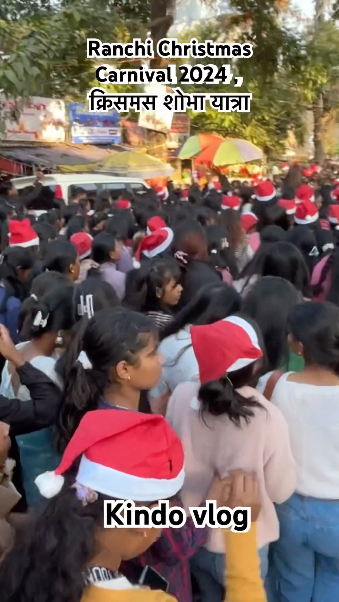 Ranchi Christmas Carnival 2024 , क्रिसमस शोभा यात्रा/video107